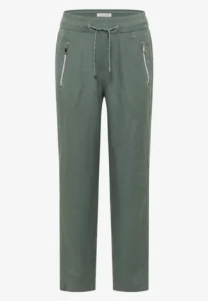 Alternative view of Slim Legs broek van linnenmix