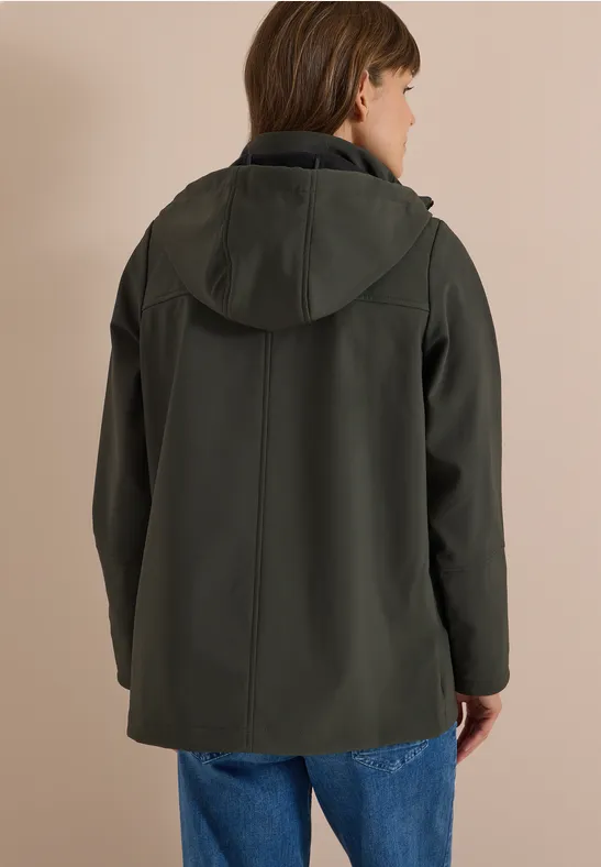 Softshell-jas met afneembare capuchon - Afbeelding 3