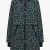 Softshell-jas met capuchon en luipaardprint - Afbeelding 2