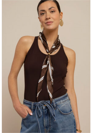 Studio Anneloes - Espresso | Dames | Top | Espresso | M | regular | Kamst mode