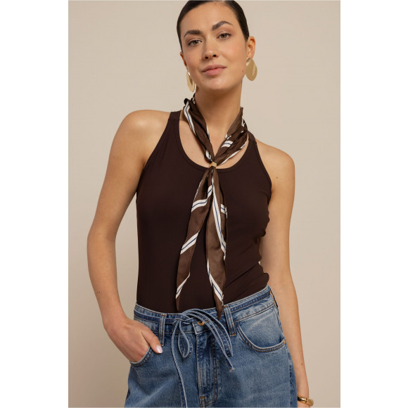Studio Anneloes - Espresso | Dames | Top | Espresso | M | regular | Kamst mode