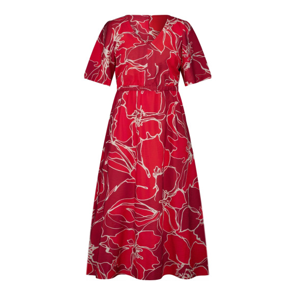 Studio Anneloes - Rood | Dames | Jurk | Rood | L | regular | Kamst mode
