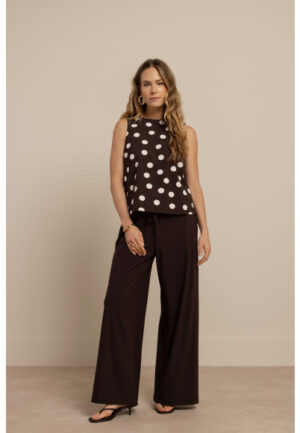 Studio Anneloes - Espresso | Dames | Broek | Espresso | XL | regular | Kamst mode