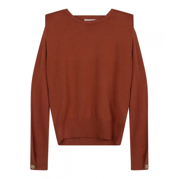Esqualo - Cognac | Dames | Trui | Cognac | XXL | regular | Kamst mode