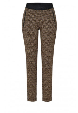 Toni - Taupe | Dames | Broek | taupe | 48 | regular | Kamst mode