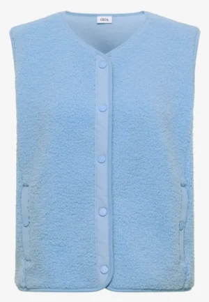 Alternative view of Teddy-vest met softshell-details
