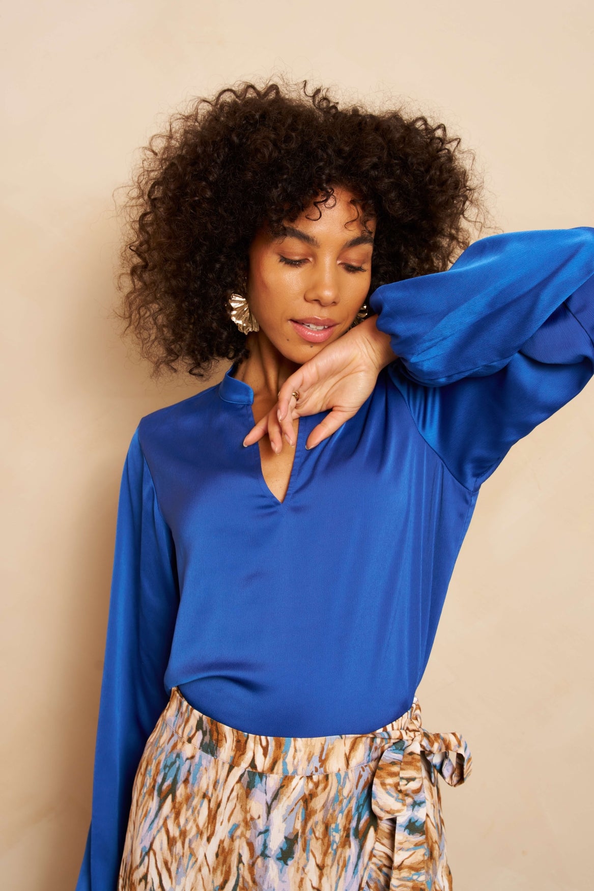 Top Veerle | Mid Blue