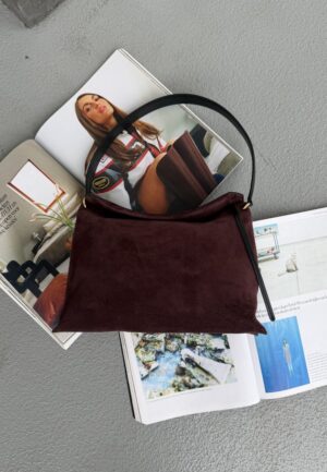 Wandler handtas Penelope Tote Small 000180-2445 acai suede/black