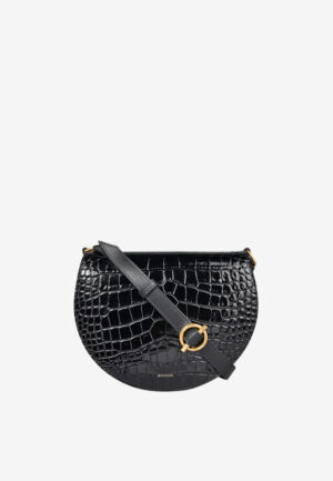 Wandler crossbody Kate Saddle 000160-3251 black croco