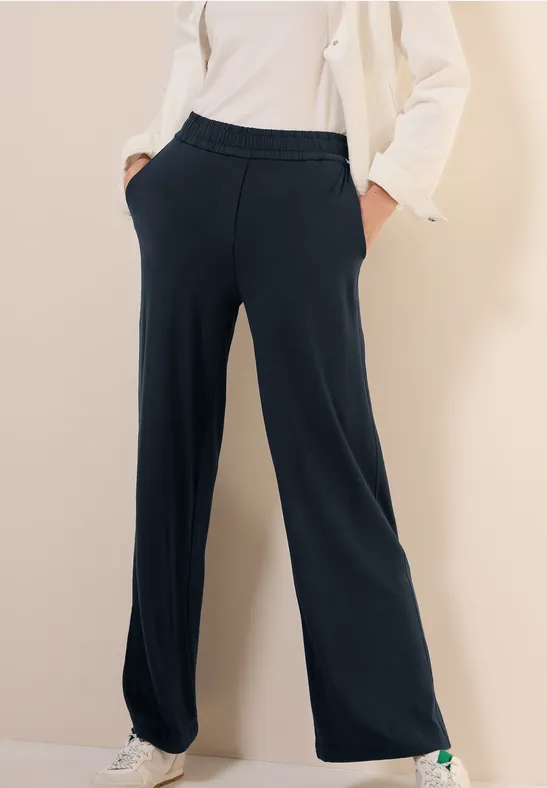 Wide Legs jersey broek