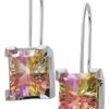 Orphelia Dames 925 Sterling Zilveren Dangle Oorbellen - Zilver CC-46