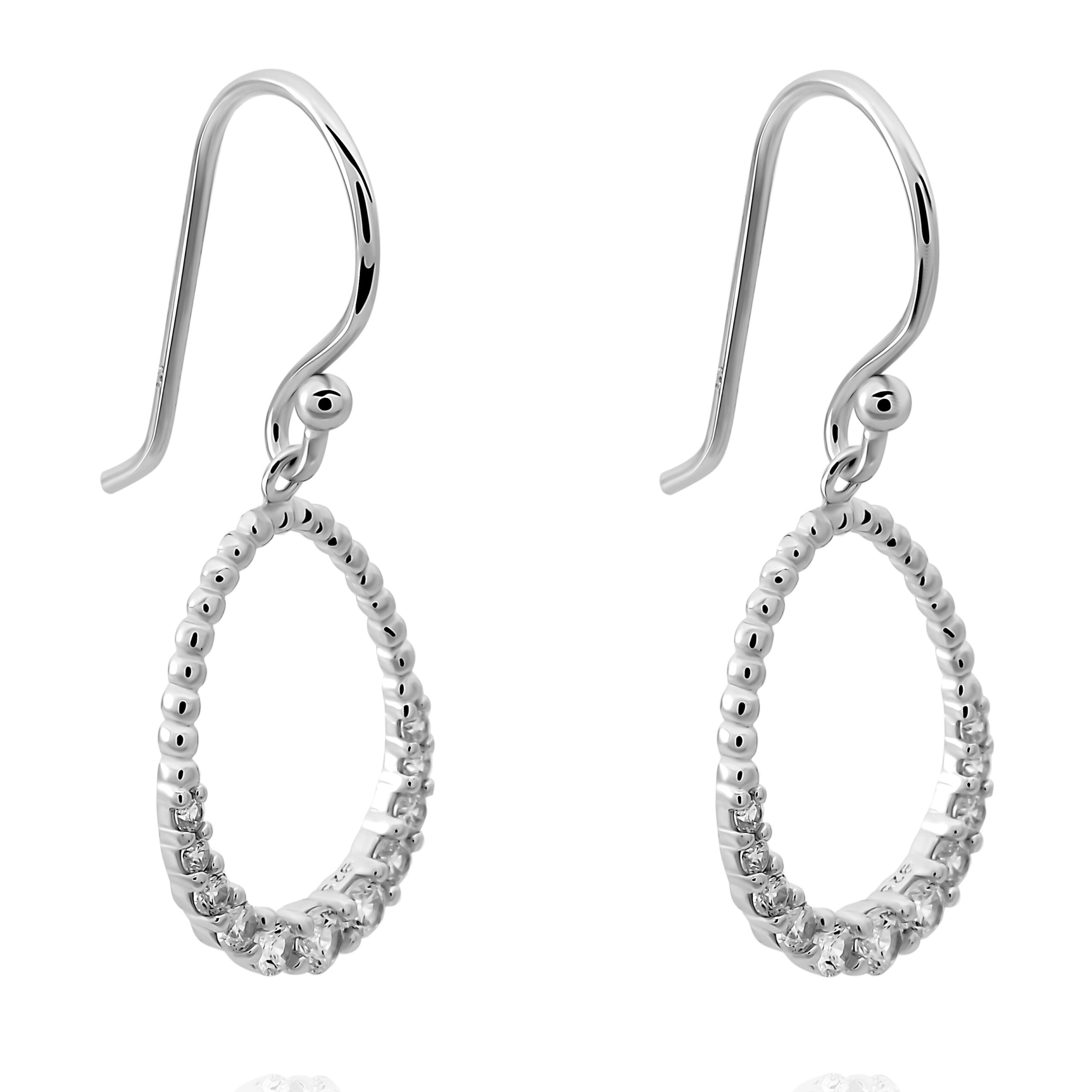 Orphelia 'Aria' Dames 925 Sterling Zilver Oorbellen - Zilver ZO-7494