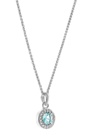 Alternative view of Orphelia 'Bristol' Dames 925 Sterling Zilveren Hanger met Ketting - Zilver ZH-7579/B