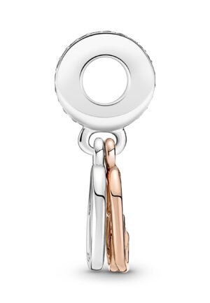 Alternative view of Pandora 'Familie & Vrienden' Dames 925 Sterling Zilveren Bedel - Zilver/Roze 781020C01