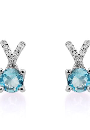 Orphelia 'Maya' Dames 925 Sterling Zilveren Oorbellen - Zilver ZO-7478/AQ