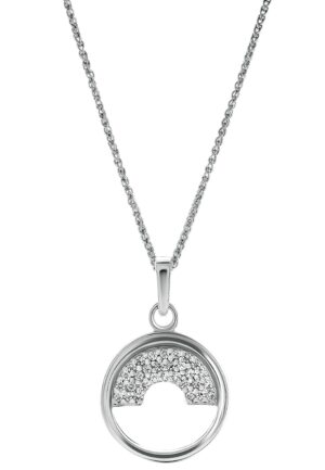 Orphelia 'Tista' Dames 925 Sterling Zilveren Hanger met Ketting - Zilver ZH-7586