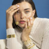 Luxenter Onyx armband afgewerkt in 18K geel goud- Nepai - Afbeelding 2