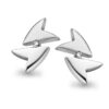Orphelia Dames 925 Sterling Zilveren Stud Oorbellen - Zilver ZO-5004