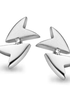 Orphelia Dames 925 Sterling Zilveren Stud Oorbellen - Zilver ZO-5004