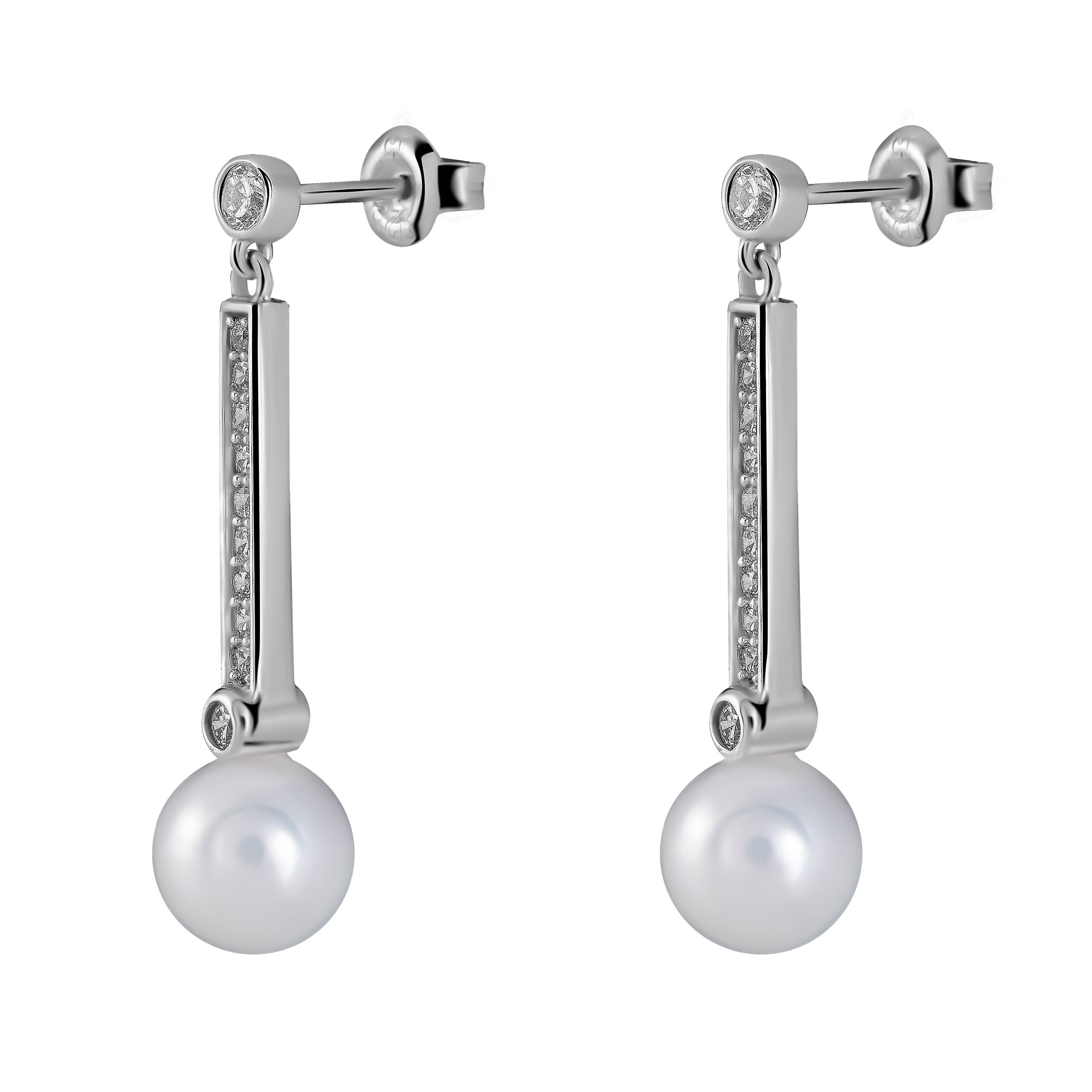 Orphelia Dames 925 Sterling Zilveren Oorbellen - Zilver ZO-5810