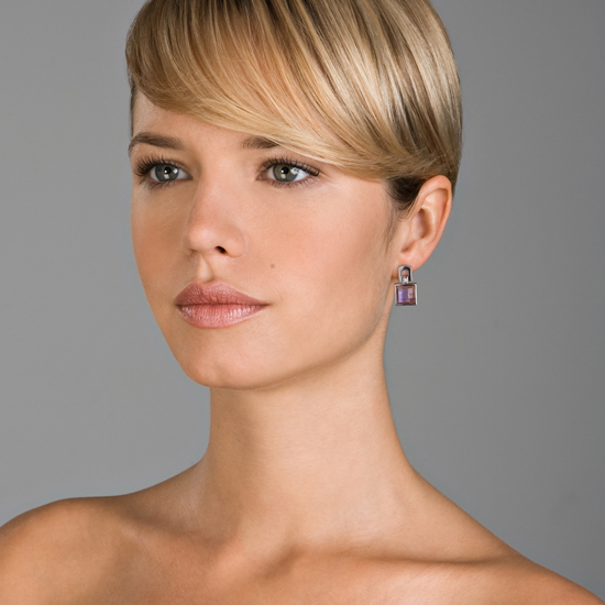Orphelia Dames 925 Sterling Zilveren Drop Oorbellen - Zilver ZO-5992 - Afbeelding 2