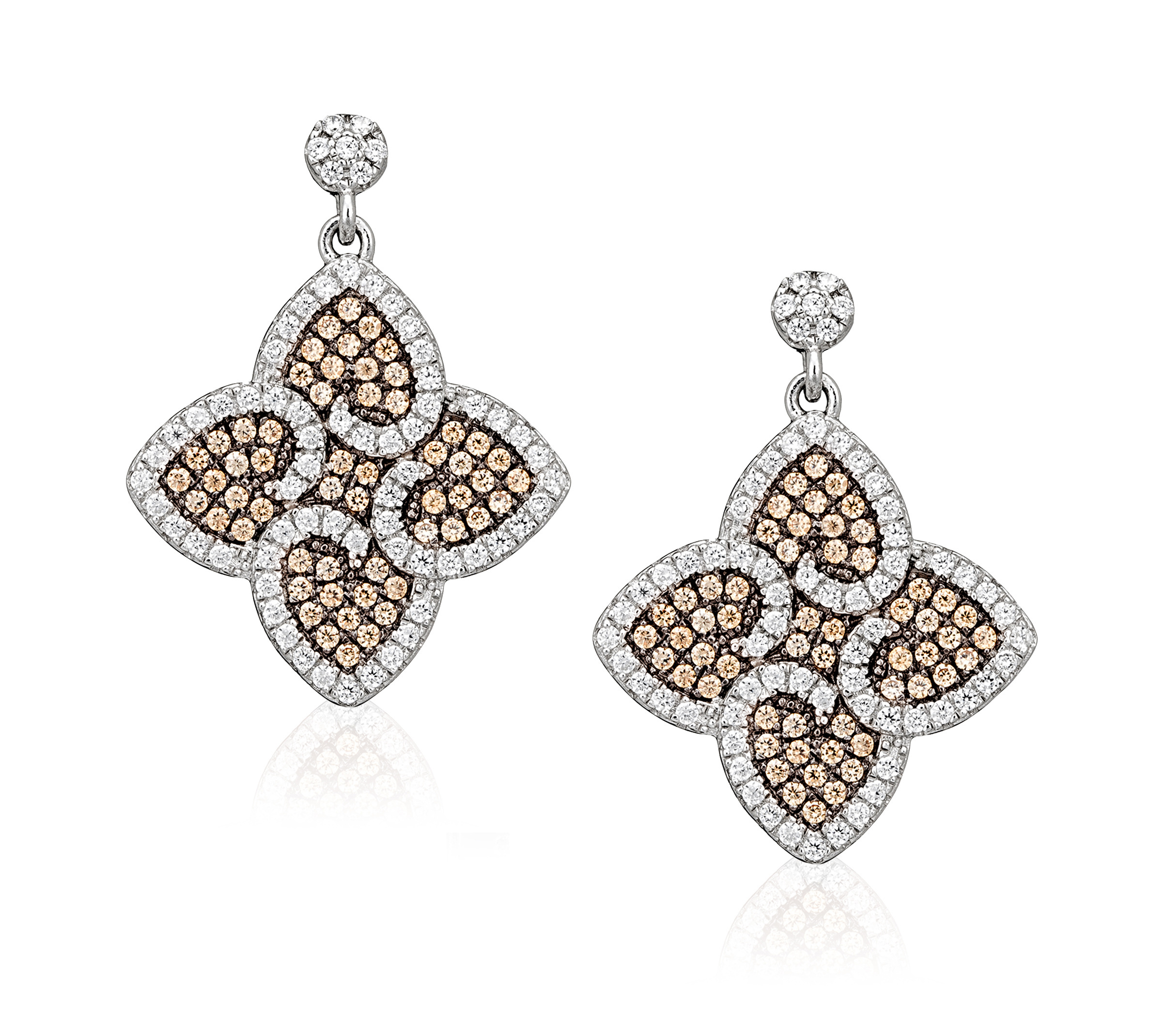 Orphelia Dames 925 Sterling Zilveren Oorbellen - Zilver ZO-5225