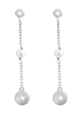 Orphelia 'Milena' Dames 925 Echt Zilveren Dangle Oorbellen - Zilver ZO-7379