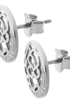 Orphelia 'Blair' Dames 925 Sterling Zilver Parel Oorbellen - Zilver ZO-7089