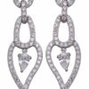 Orphelia Dames 925 Sterling Zilveren Oorbellen - Zilver ZO-5882 - Afbeelding 2