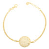 Orphelia Dames 925 Sterling Zilveren Armband - Goud ZA-7189/G