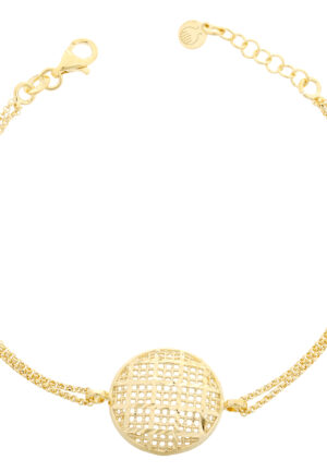 Orphelia Dames 925 Sterling Zilveren Armband - Goud ZA-7189/G