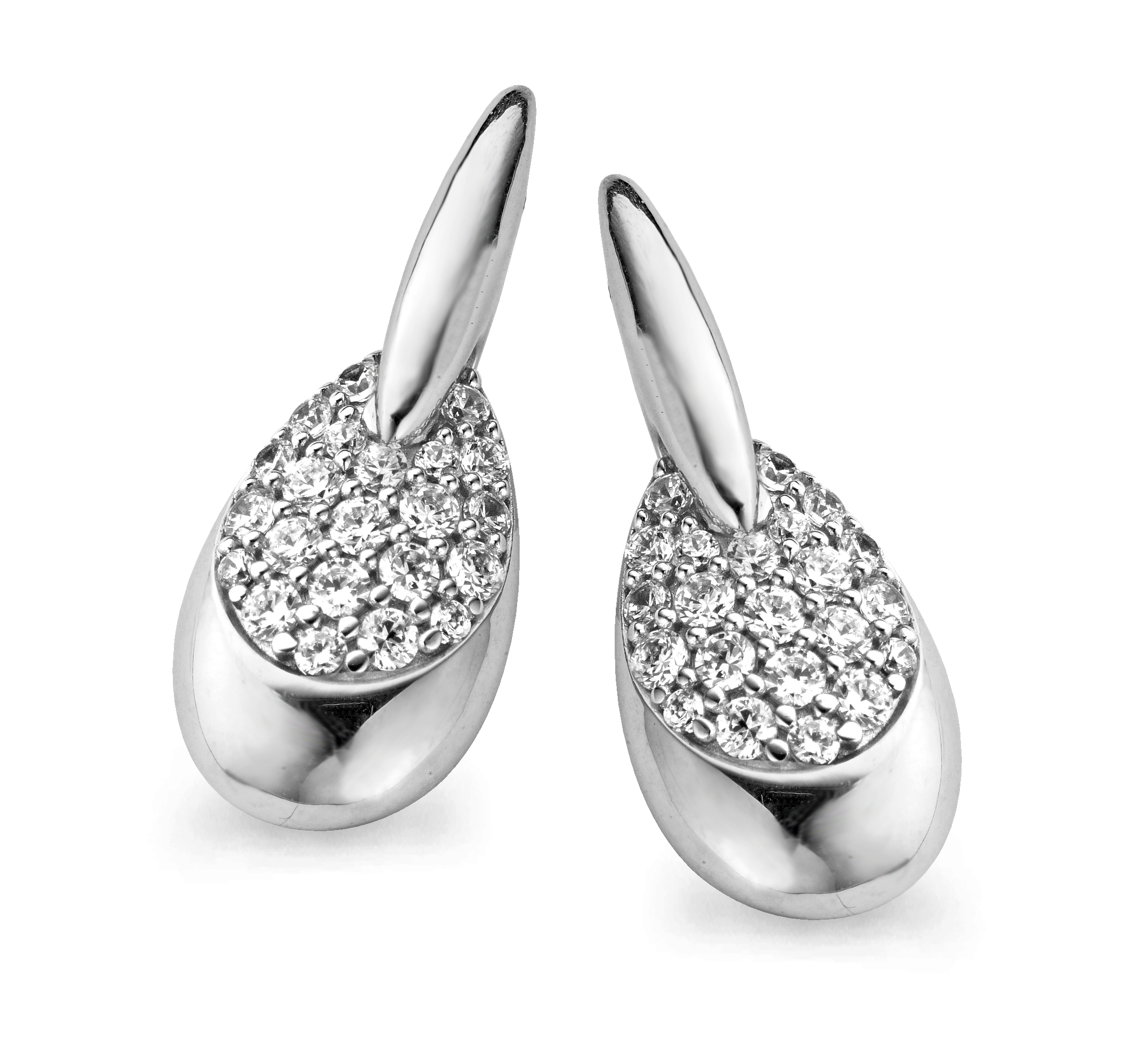 Orphelia Dames 925 Sterling Zilveren Dangle Oorbellen - Zilver ZO-5141