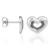 Orphelia Dames 925 Sterling Zilveren Stud Oorbellen - Zilver/Zwart ZO-5012