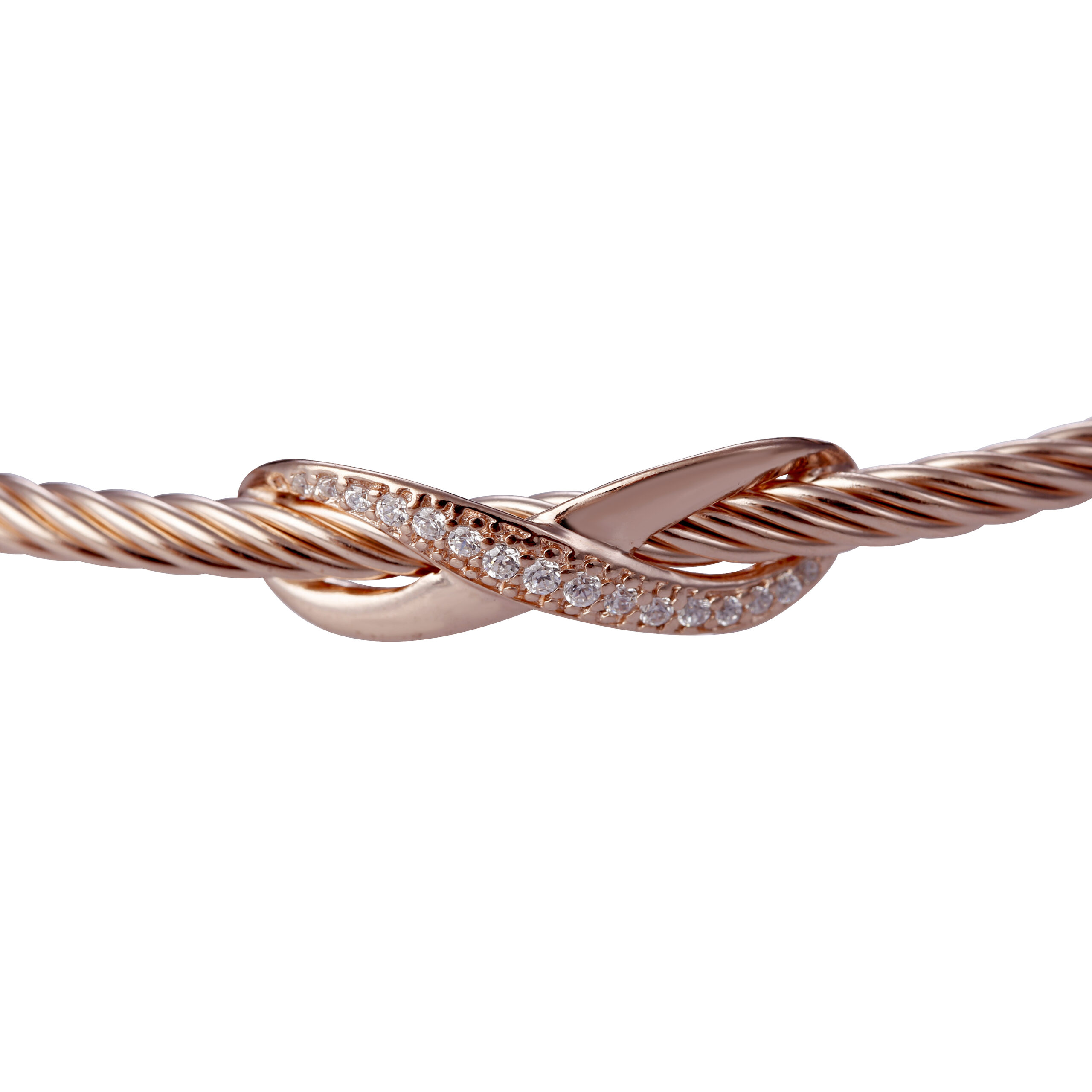 Orphelia 'Bowi' Dames 925 Sterling Zilveren Armband - Roze ZA-7402 - Afbeelding 2