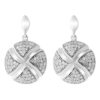 Orphelia Dames 925 Sterling Zilveren Dangle Oorbellen - Zilver ZO-6043