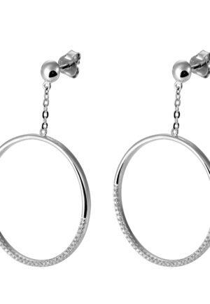 Orphelia 'Bliss' Dames 925 Sterling Zilver Oorbellen - Zilver ZO-7460