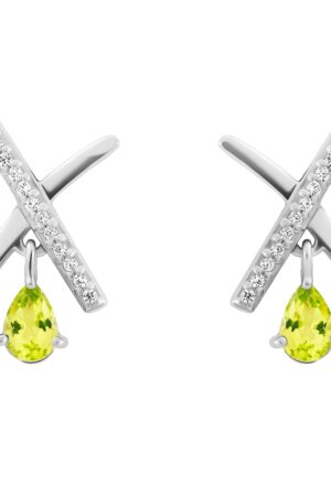 Orphelia 'Charlotte' Dames 925 Sterling Zilveren Hangoorbellen - Zilver ZO-7580/P