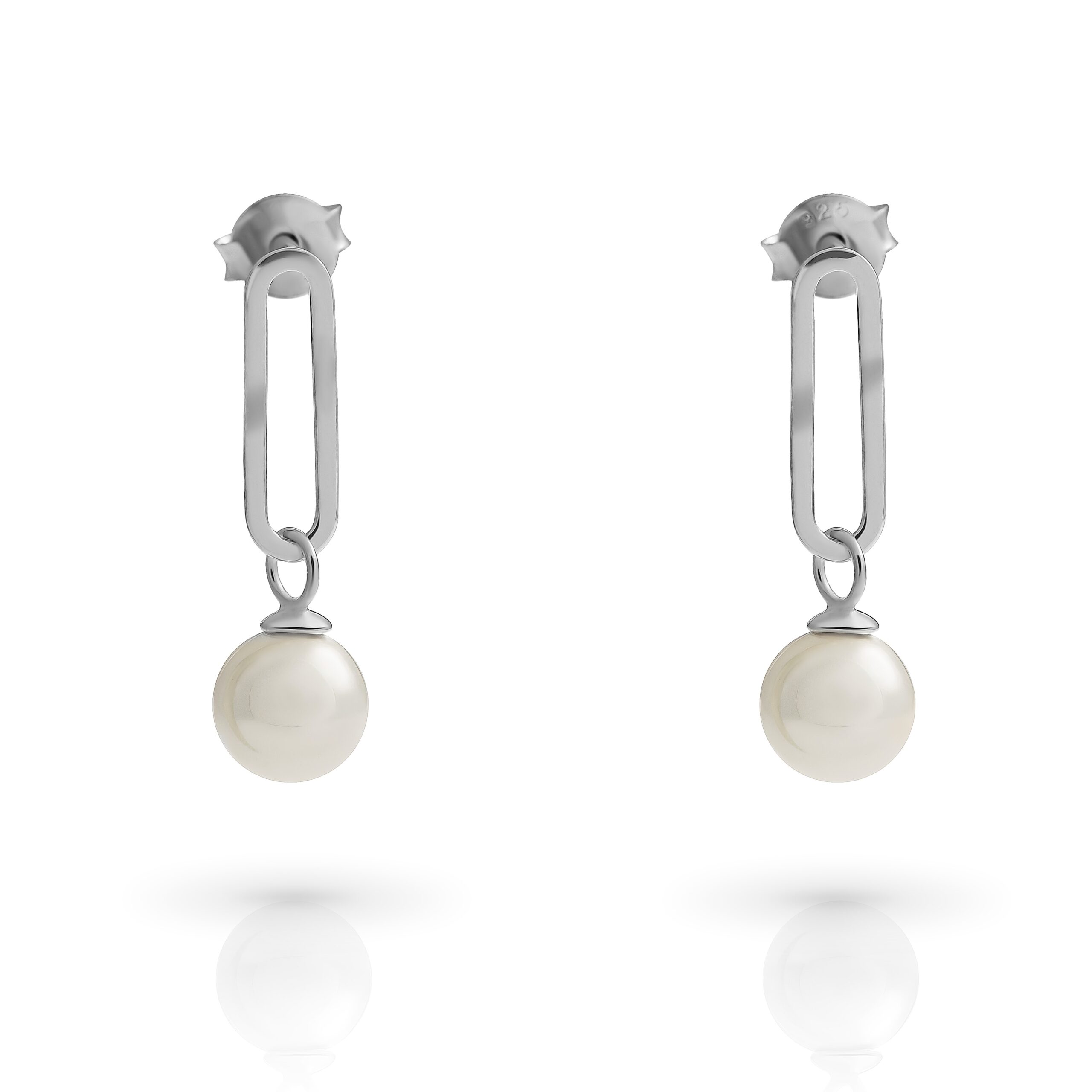 Orphelia 'Grand' Dames 925 Sterling Zilveren Oorbellen - Zilver ZO-7558