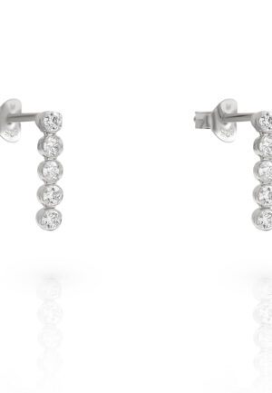 Alternative view of Orphelia 'Bling' Dames 925 Sterling Zilveren Oorbellen - Zilver ZO-7547