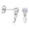 Orphelia Dames 925 Sterling Zilveren Stud Oorbellen - Zilver ZO-5110