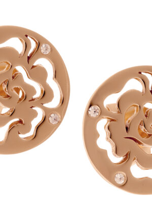 Orphelia 'Fiore' Dames 925 Sterling Zilveren Oorbellen - Roze ZO-7079/1
