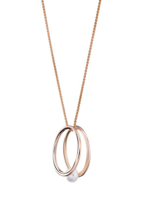 Orphelia 'Heloise' Dames 925 Sterling Zilveren Ketting met Hanger - Roze ZH-7509