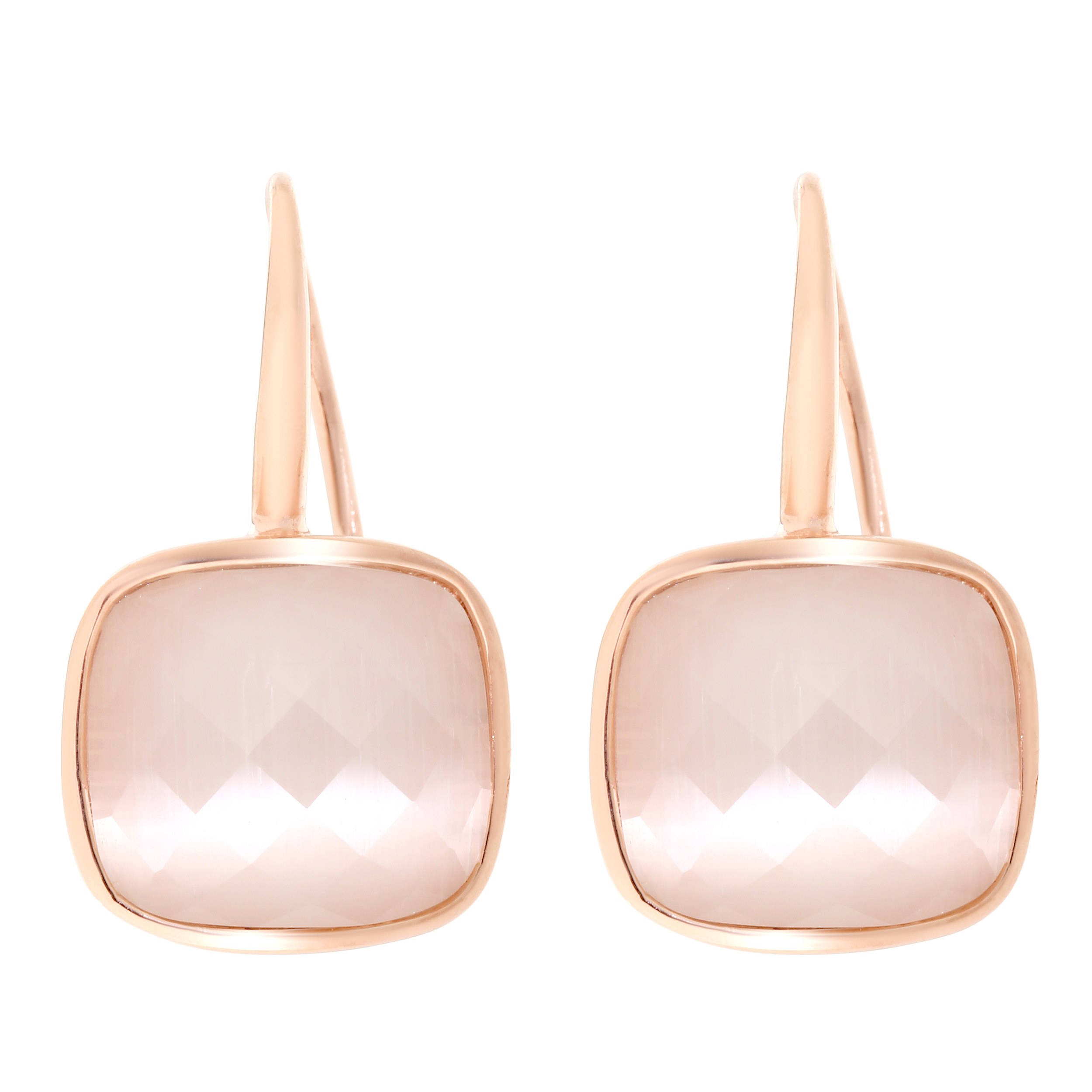 Orphelia 'Isabella' Dames 925 Sterling Zilveren Oorbellen - Roze ZO-7198/CR - Afbeelding 2