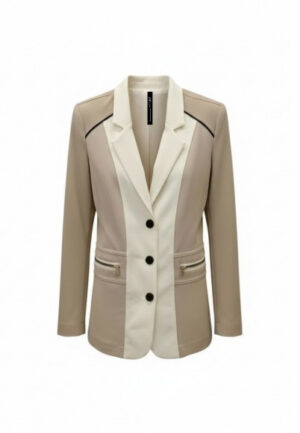 Zip73 - Beige | Dames | Blazer | Beige | 46 | regular | Kamst mode
