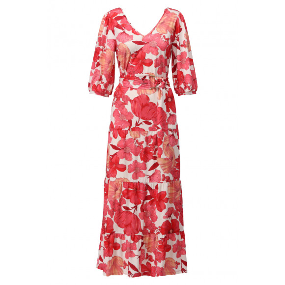 K Design - Rood | Dames | Jurk | Rood | XXL | regular | Kamst mode