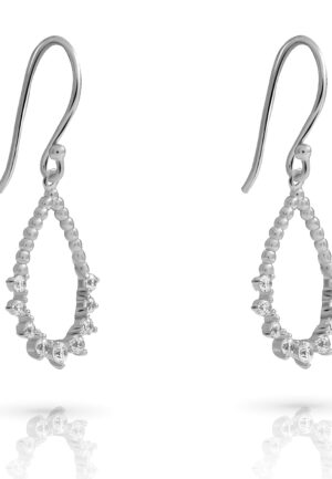 Orphelia 'Petal' Dames 925 Sterling Zilveren Oorbellen - Zilver ZO-7564