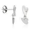 Orphelia Dames 925 Zilveren Hangende Oorbellen - Zilver ZO-5011 - Afbeelding 2