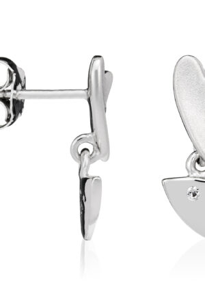 Alternative view of Orphelia Dames 925 Zilveren Hangende Oorbellen - Zilver ZO-5011