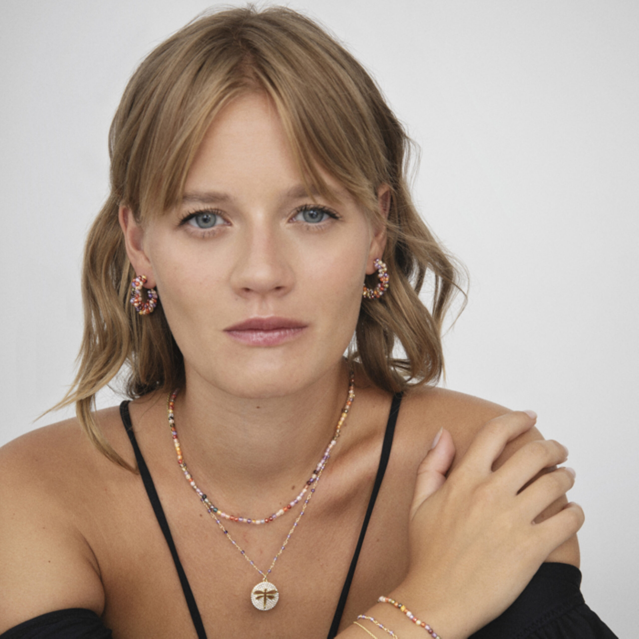 Luxenter Salblai 925 Sterling Zilveren Oorbellen - Afbeelding 2
