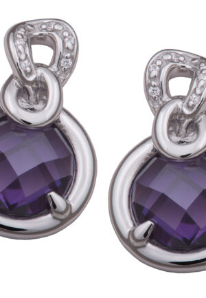 Orphelia Dames 925 Sterling Zilveren Stud Oorbellen - Zilver ZO-5906